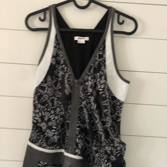 Helmut Lang Dresses & Skirts - Helmut Lang Leather Detail Dress Size 4.